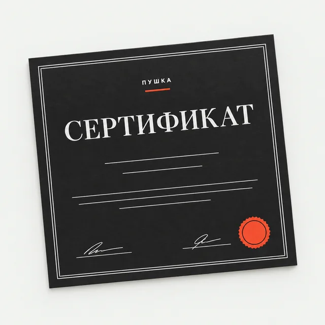 Сертификаты — иллюстрация продукции